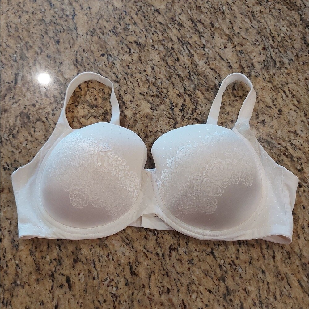 Soma Stunning Support Full Coverage Bra Size 42DDD Ivory UW Worn Once Comfort